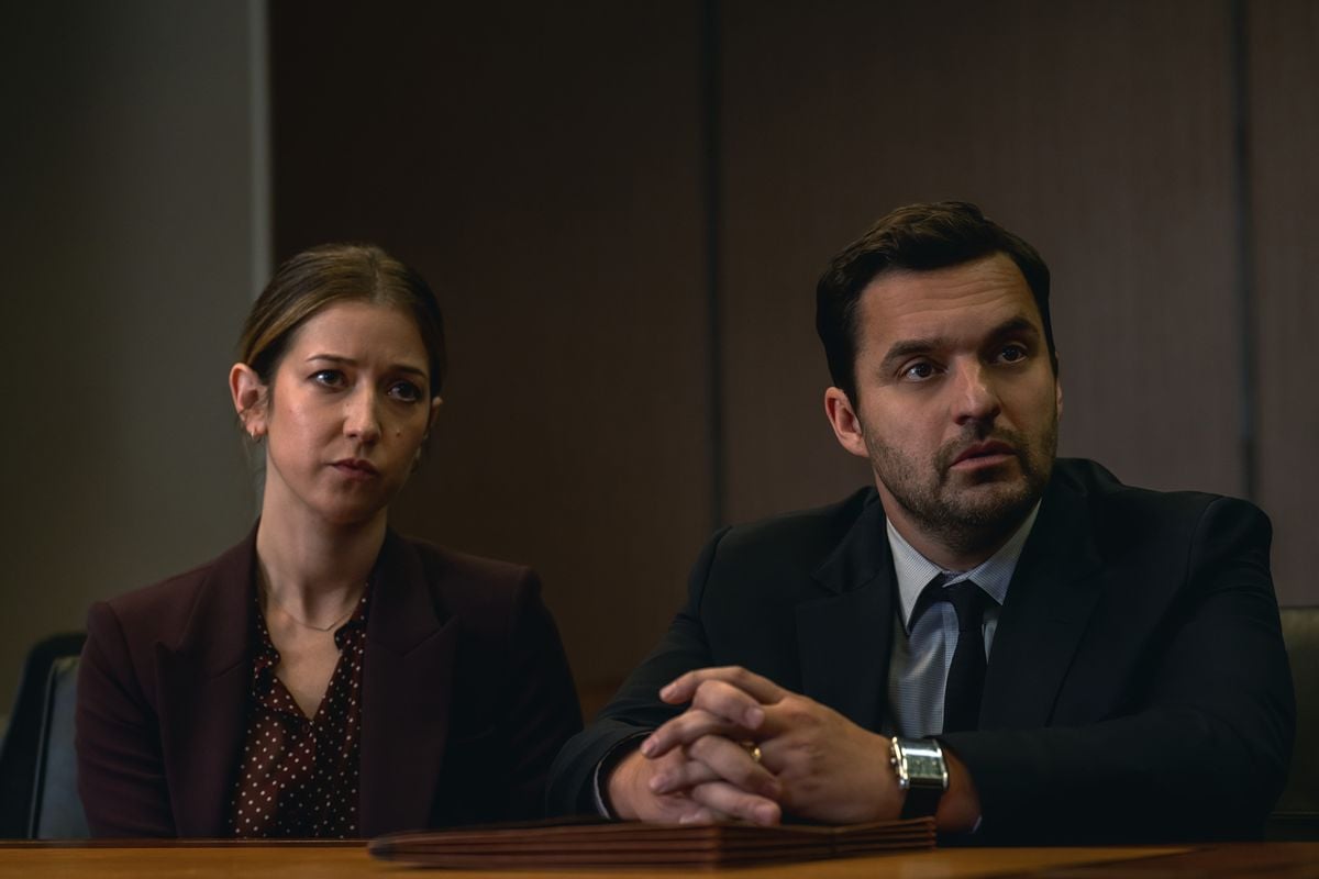 Maximum Pleasure Guaranteed Season 1 Episode 10 Queens 3 | Tell-Tale TV Jessy Hodges as Mallory and Jake Johnson as Karl in Maximum Pleasure Guaranteed Season 1 Episode 10 Queens Maximum Pleasure Guaranteed Season 1 Episode 10 Review: Everything Everywhere in Queens