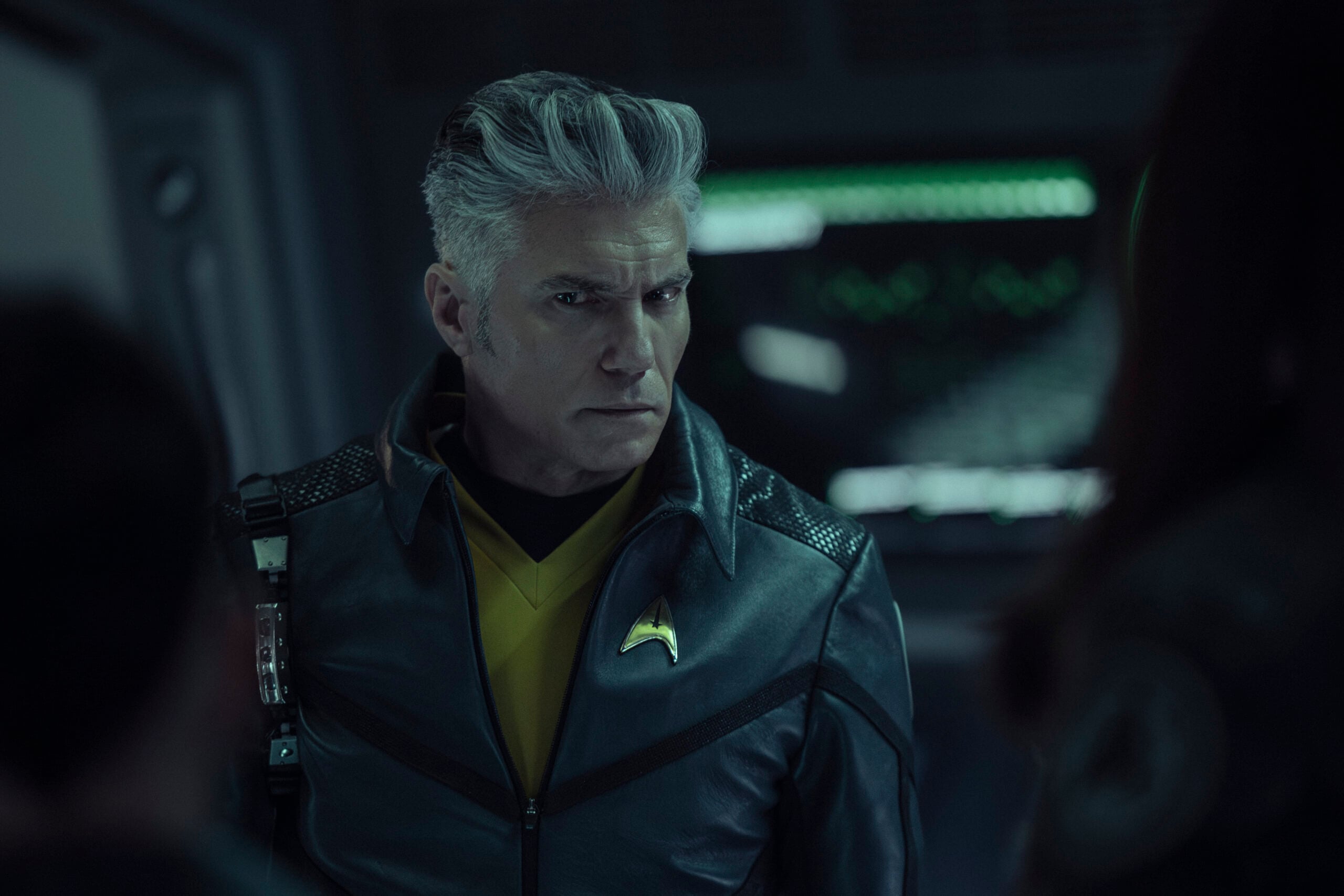 Still from Star Trek: Strange New Worlds Season 4 Episode 2 of Anson Mount as Captain Pike. What to Expect from Star Trek: Strange New Worlds Season 4 Episode 2: Old Mysteries, New Dangers Still from Star Trek: Strange New Worlds Season 4 Episode 2 of Anson Mount as Captain Pike.