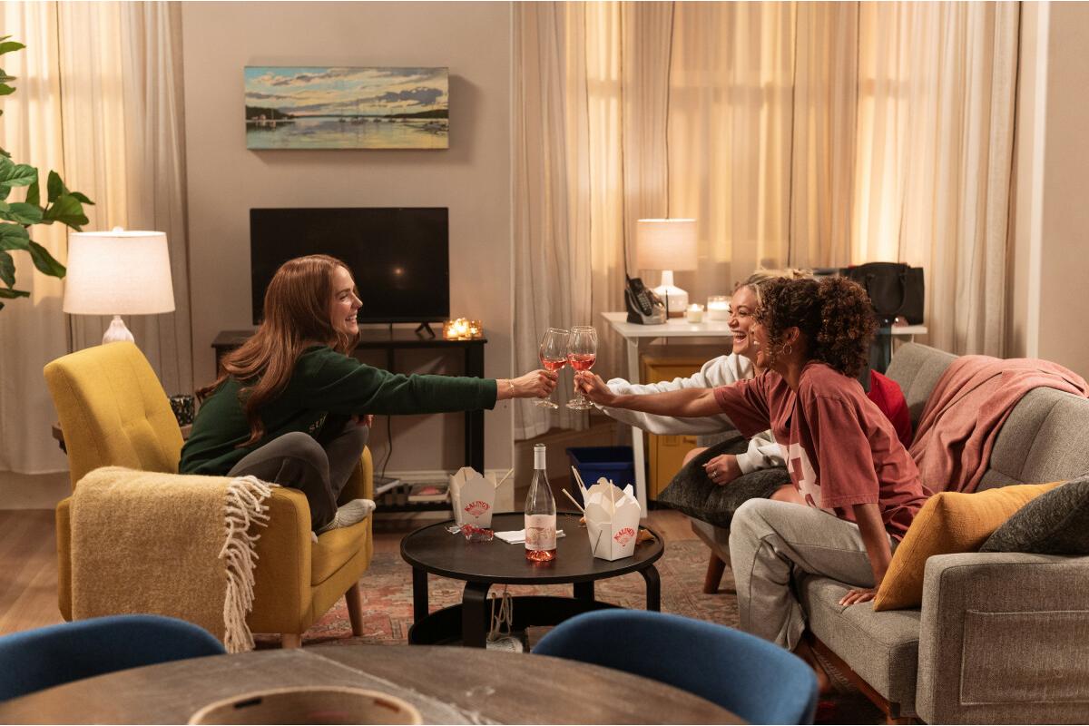Sullivan's Crossing Season 4 Episode 2, "Open Wounds" | Tell-Tale TV Sullivan Sullivan’s Crossing Season 5 Picked Up by The CW's Crossing Season 4 Episode 2, "Open Wounds" -- Maggie (MORGAN KOHAN), Lola (AMALIA WILLIAMSON) and Sydney (LINDURA)
