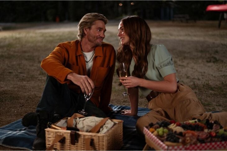 Sullivan's Crossing Season 4 Episode 3, "Northern Lights" -- Cal (CHAD MICHAEL MURRAY) and Maggie (MORGAN KOHAN)