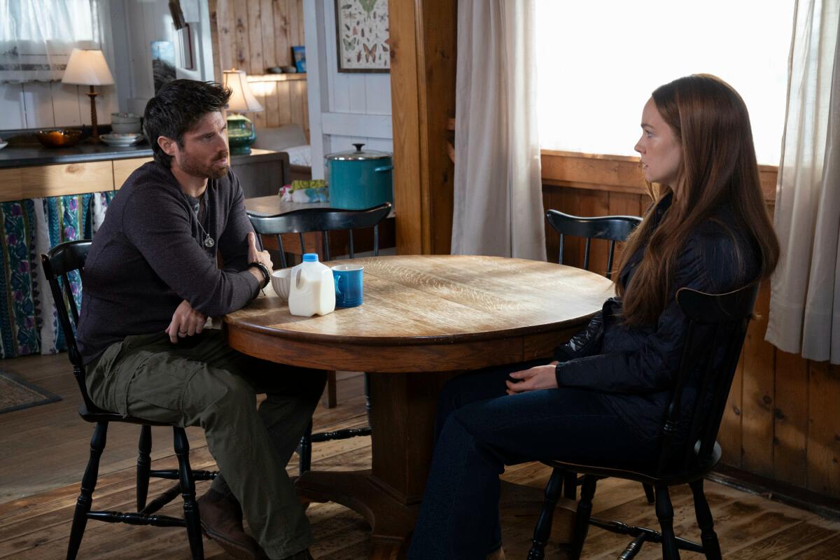 Sullivan's Crossing Season 4 Episode 9, "We Can Work It Out" | Tell-Tale TV Sullivan Sullivan’s Crossing Season 5 Picked Up by The CW's Crossing Season 4 Episode 9, "We Can Work It Out" -- Liam (MARCUS ROSNER) and Maggie (MORGAN KOHAN)