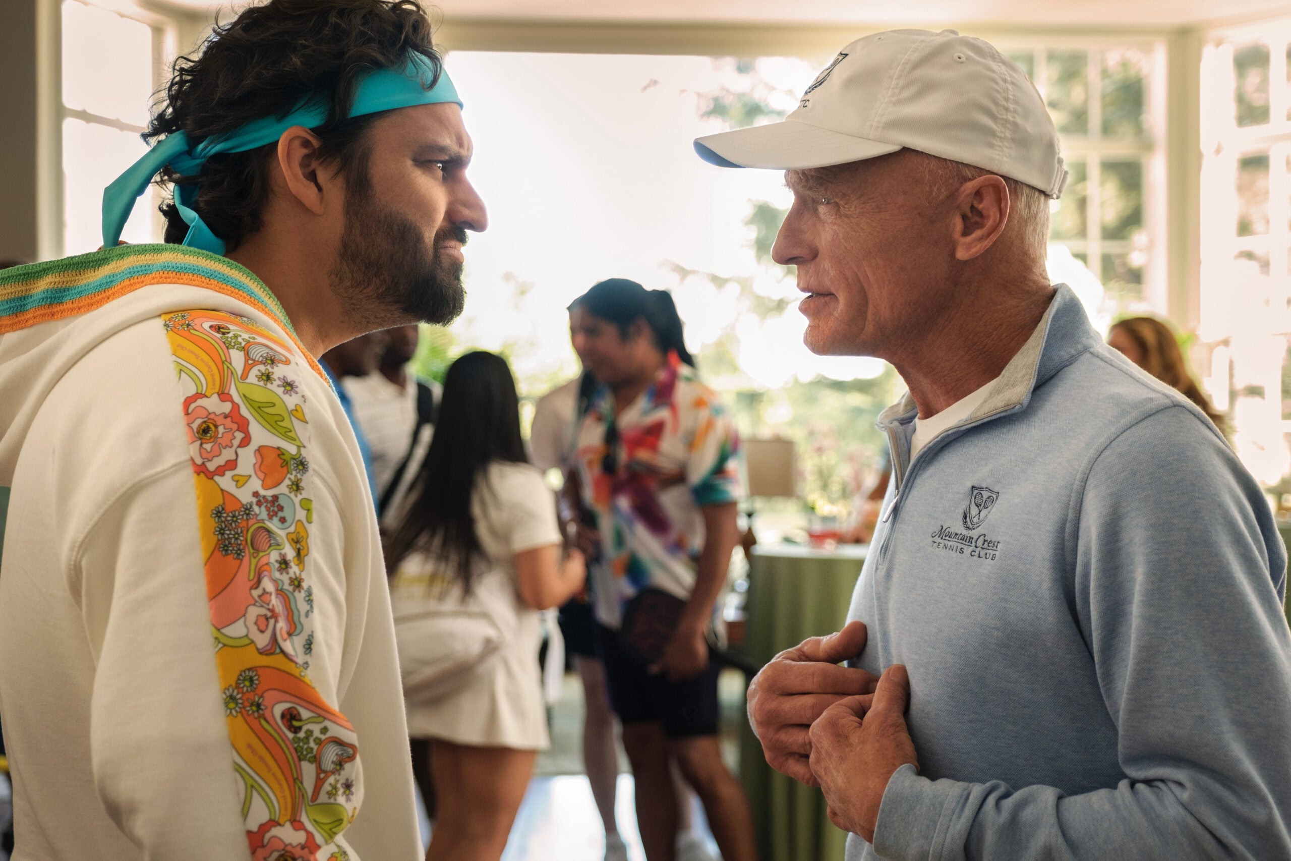The_Dink_Photo_0103 | Tell-Tale TV Jake Johnson and Ed Harris in "The Dink," premiering July 24, 2026 on Apple TV. The Dink Review: Jake Johnson and Mary Steenburgen Make Their Shots Count