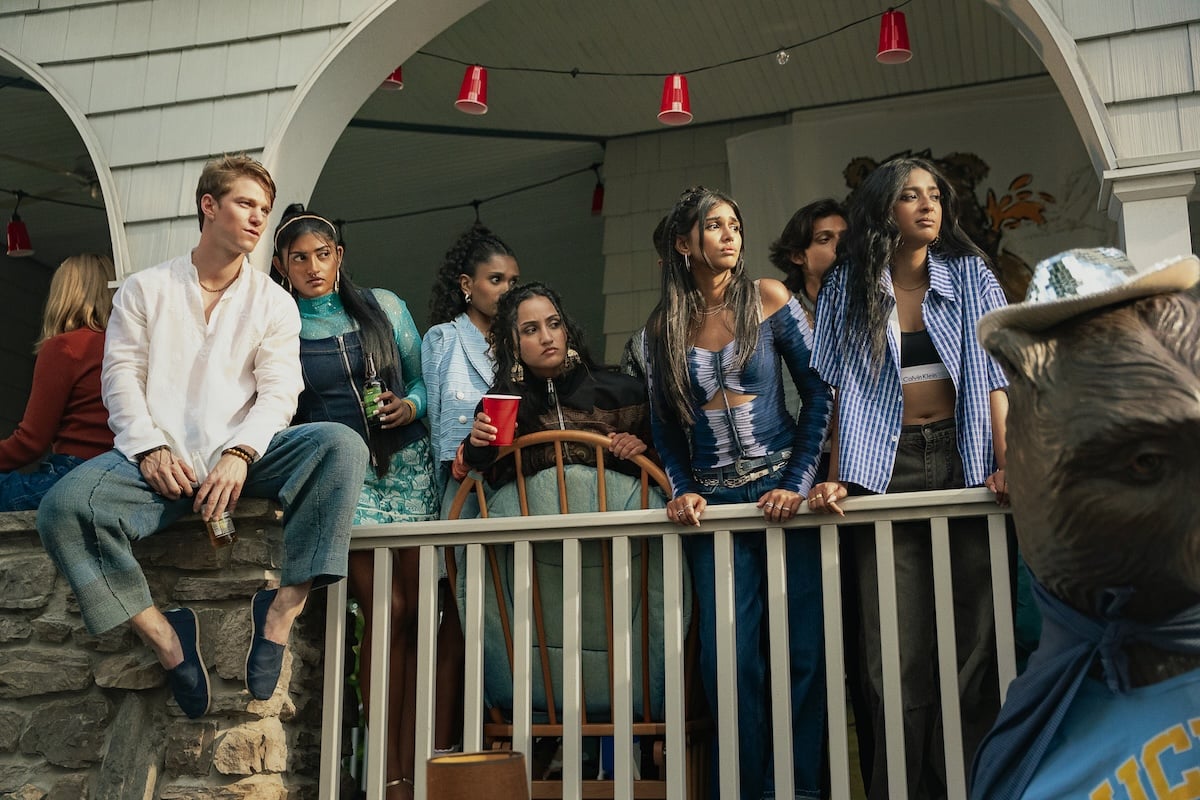Best of the Best. (L to R) Nico Greetham as Harry, Shreya Navile as Deepica, Becky Alex as Dimple, Amryn Khurana as Sumi, Priyanka Kedia as Anjali, Tanishq Joshi as Vishal, Maitreyi Ramakrishnan as Maya in Best of the Best. Cr. Emily V. Aragones/Netflix © 2026 | Tell-Tale TV Best of the Best. (L to R) Nico Greetham as Harry, Shreya Navile as Deepica, Becky Alex as Dimple, Amryn Khurana as Sumi, Priyanka Kedia as Anjali, Tanishq Joshi as Vishal, Maitreyi Ramakrishnan as Maya in Best of the Best. Cr. Emily V. Aragones/Netflix © 2026 Best of the Best Centers Female Friendship Through Dance