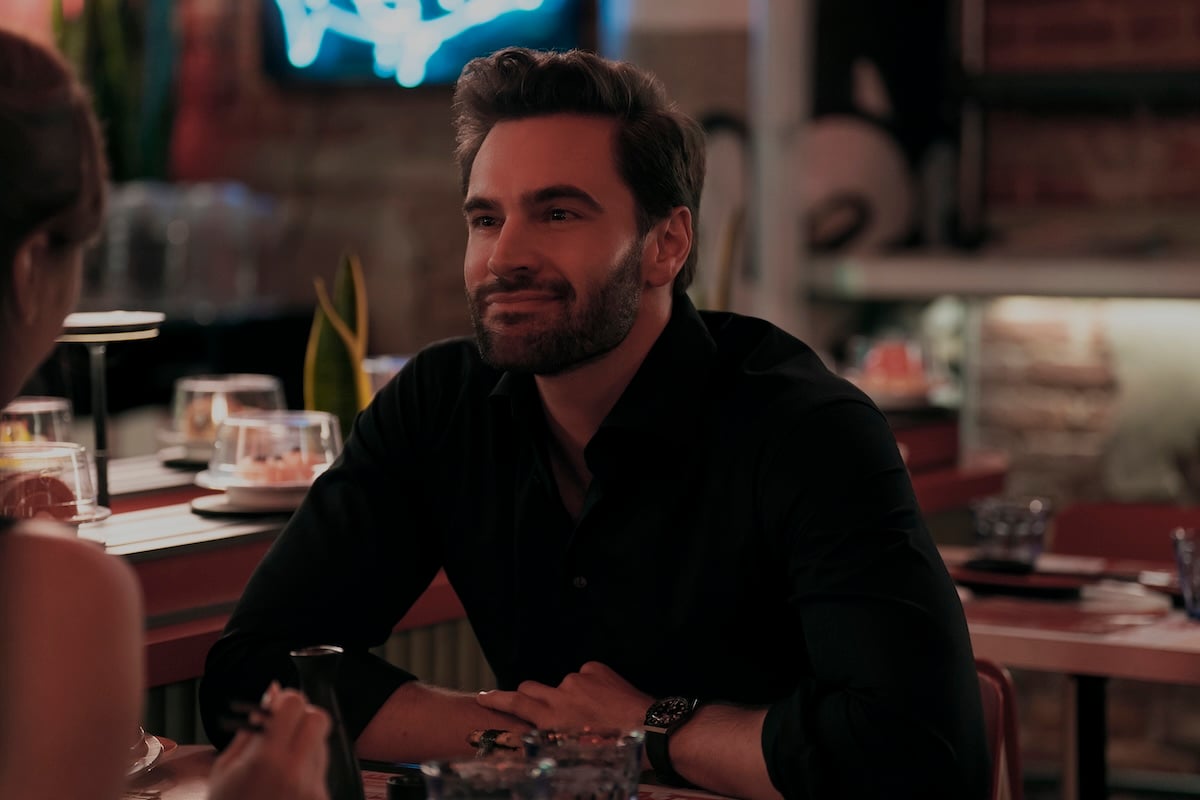 Adam (Tom Bateman) in The Love Hypothesis Photo: Philippe Bossé/ Prime Video © Amazon Content Services LLC | Tell-Tale TV Adam (Tom Bateman) in The Love Hypothesis Photo: Philippe Bossé/ Prime Video © Amazon Content Services LLC The Love Hypothesis Has No Substance
