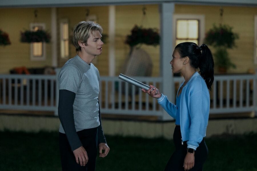 My Life with the Walter Boys. (L to R) Noah LaLonde as Cole Walter, Nikki Rodriguez as Jackie Howard in episode 302 of My Life with the Walter Boys. Cr. David Brown/Netflix © 2026 | Tell-Tale TV My Life with the Walter Boys. (L to R) Noah LaLonde as Cole Walter, Nikki Rodriguez as Jackie Howard in episode 302 of My Life with the Walter Boys. Cr. David Brown/Netflix © 2026 My Life with the Walter Boys Season 3 Fails to Stand Out
