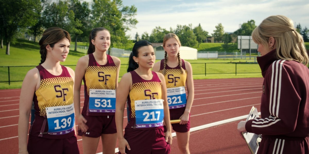 My Life with the Walter Boys. (L to R) Alisha Newton as Erin, Nikki Rodriguez as Jackie Howard, Chantal Perron as Coach Sandy in episode 302 of My Life with the Walter Boys. Cr. Courtesy of Netflix © 2026 | Tell-Tale TV My Life with the Walter Boys. (L to R) Alisha Newton as Erin, Nikki Rodriguez as Jackie Howard, Chantal Perron as Coach Sandy in episode 302 of My Life with the Walter Boys. Cr. Courtesy of Netflix © 2026 My Life with the Walter Boys Season 3 Fails to Stand Out