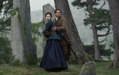 Outlander: Blood of My Blood Season 2 Episode 1 - Hermione Corfield (Julia Beauchamp) and Jeremy Irvine (Henry Beauchamp). Photo courtesy of STARZ. Outlander: Blood of my Blood Season 2 Episode 1 Review: Back Where We Began - Part 967