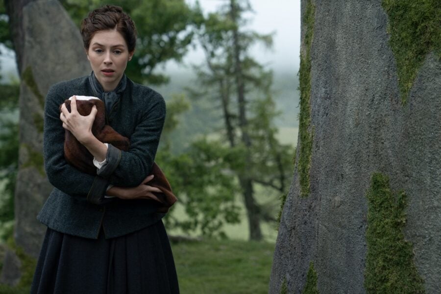 Outlander: Blood of My Blood Season 2 Episode 1 - Hermione Corfield (Julia Beauchamp). Photo courtesy of STARZ. Outlander: Blood of my Blood Season 2 Episode 1 Review: Back Where We Began