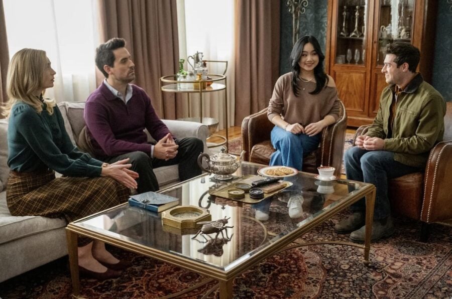 'Eternally Yours' First Look — Ed Weeks (Charles), Allegra Edwards (Liz), Helen J Shen (Emma), Jaren Lewison (Max). Photo courtesy of CBS. | Tell-Tale TV 'Eternally Yours' First Look — Ed Weeks (Charles), Allegra Edwards (Liz), Helen J Shen (Emma), Jaren Lewison (Max). Photo courtesy of CBS. Eternally Yours Creators and Cast Tease a High-Stakes Vampire Comedy'Eternally Yours' First Look — Ed Weeks (Charles), Allegra Edwards (Liz), Helen J Shen (Emma), Jaren Lewison (Max). Photo courtesy of CBS.