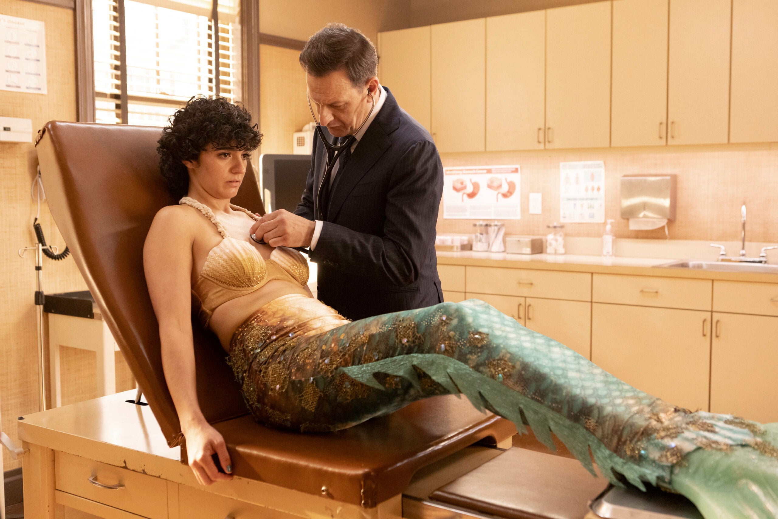 Best Medicine Season 2 Episode 1 - Ellen Soraya Nikbakht and Josh Charles | Tell-Tale TV Still from Best Medicine Season 2 Episode 1 - Ellen Soraya Nikbakht and Josh Charles pictured from let to right. What to Watch on TV This Week: Doc, Star Trek: Strange New Worlds , SNL and More Still from Best Medicine Season 2 Episode 1 - Ellen Soraya Nikbakht and Josh Charles pictured from let to right.