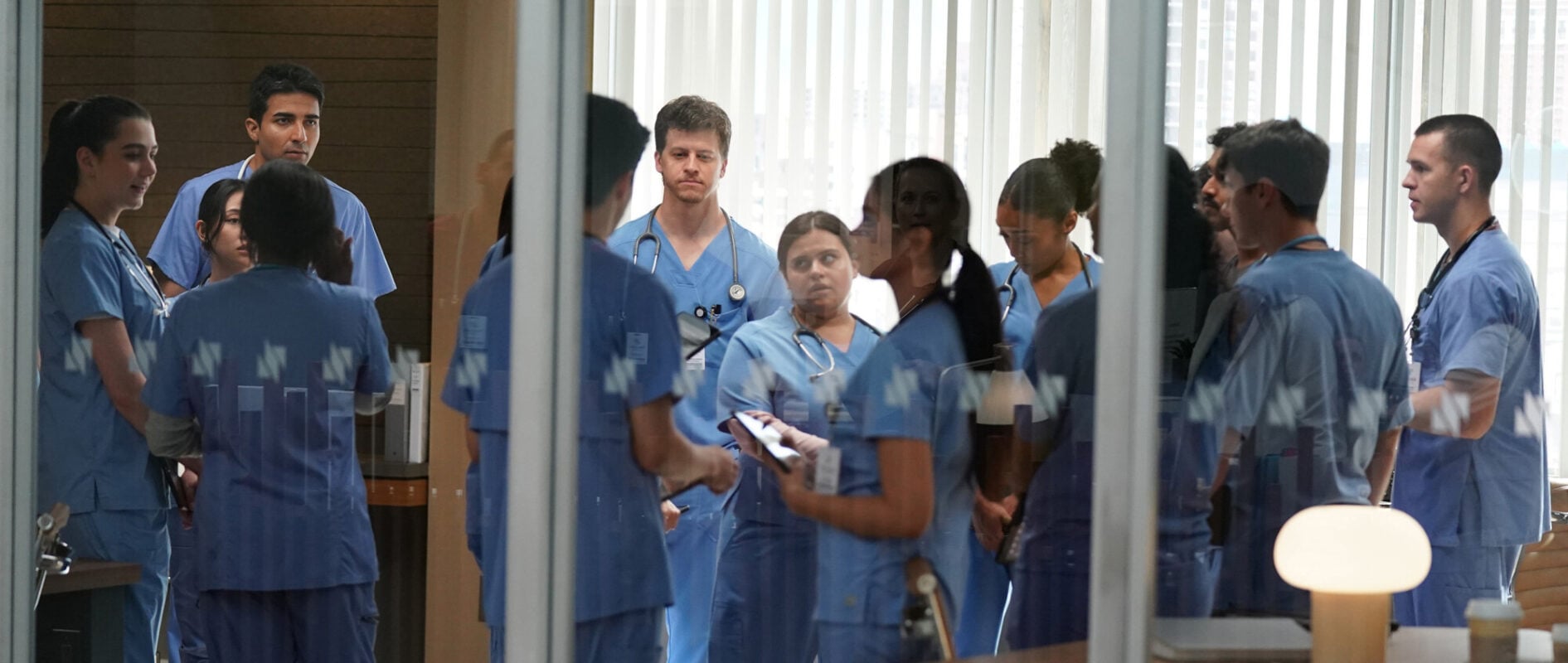 Still from Doc Season 3 Episode 1 of new interns. Doc Season 3 Episode 1 Preview: New Faces and New Roles Shake Things Up Still from Doc Season 3 Episode 1 of new interns.
