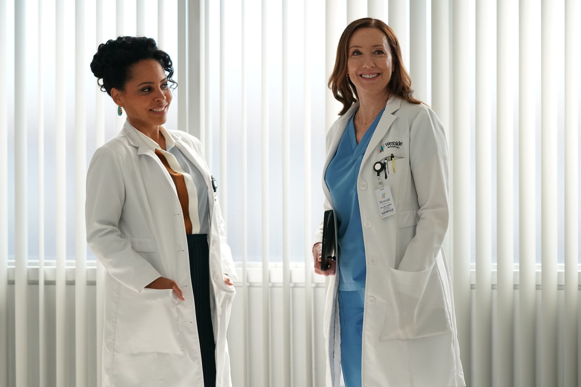 Still from Doc Season 3 Episode 1 of Amirah Vann and Molly Parker pictured from left to right. Doc Season 3 Episode 1 Preview: New Faces and New Roles Shake Things Up Still from Doc Season 3 Episode 1 of Amirah Vann and Molly Parker pictured from left to right.