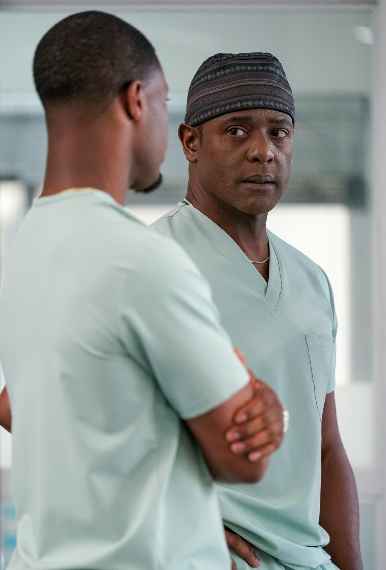 Doc Season 3 Episode 2 - Patrick Walker and Blair Underwood | Tell-Tale TV Still from Doc Season 3 Episode 2 of Doc Season 3 Episode 2 of Patrick Walker and Blair Underwood pictured from left to right. Doc Season 3 Episode 2 Preview: New Memories and New Conflicts Still from Doc Season 3 Episode 2 of Doc Season 3 Episode 2 of Patrick Walker and Blair Underwood pictured from left to right.