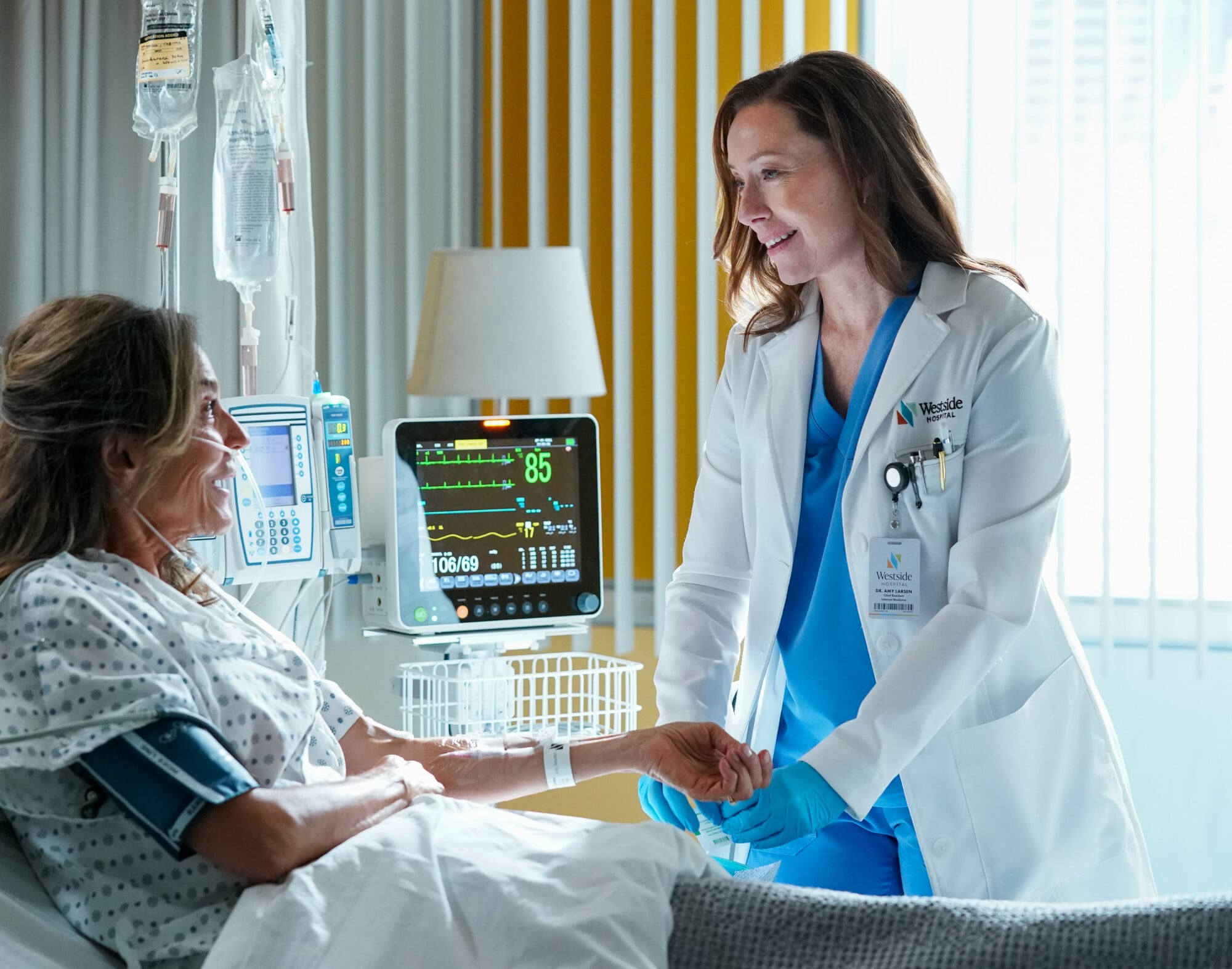 Doc Season 3 Episode 3 of a Guest star and Molly Parker pictured from left to right. Doc Season 3 Episode 3 Preview: Exes and Uh Ohs Doc Season 3 Episode 3 of a Guest star and Molly Parker pictured from left to right.