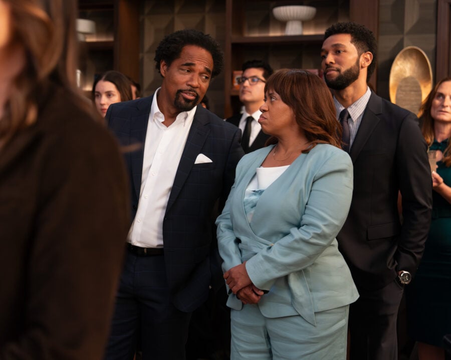 Grey What to Expect from Grey’s Anatomy Season 23 Episode 1: Collide Grey's Anatomy Season 23 Episode 1's Anatomy Season 23 Episode 1 - JASON GEORGE, CHANDRA WILSON, ANTHONY HILL