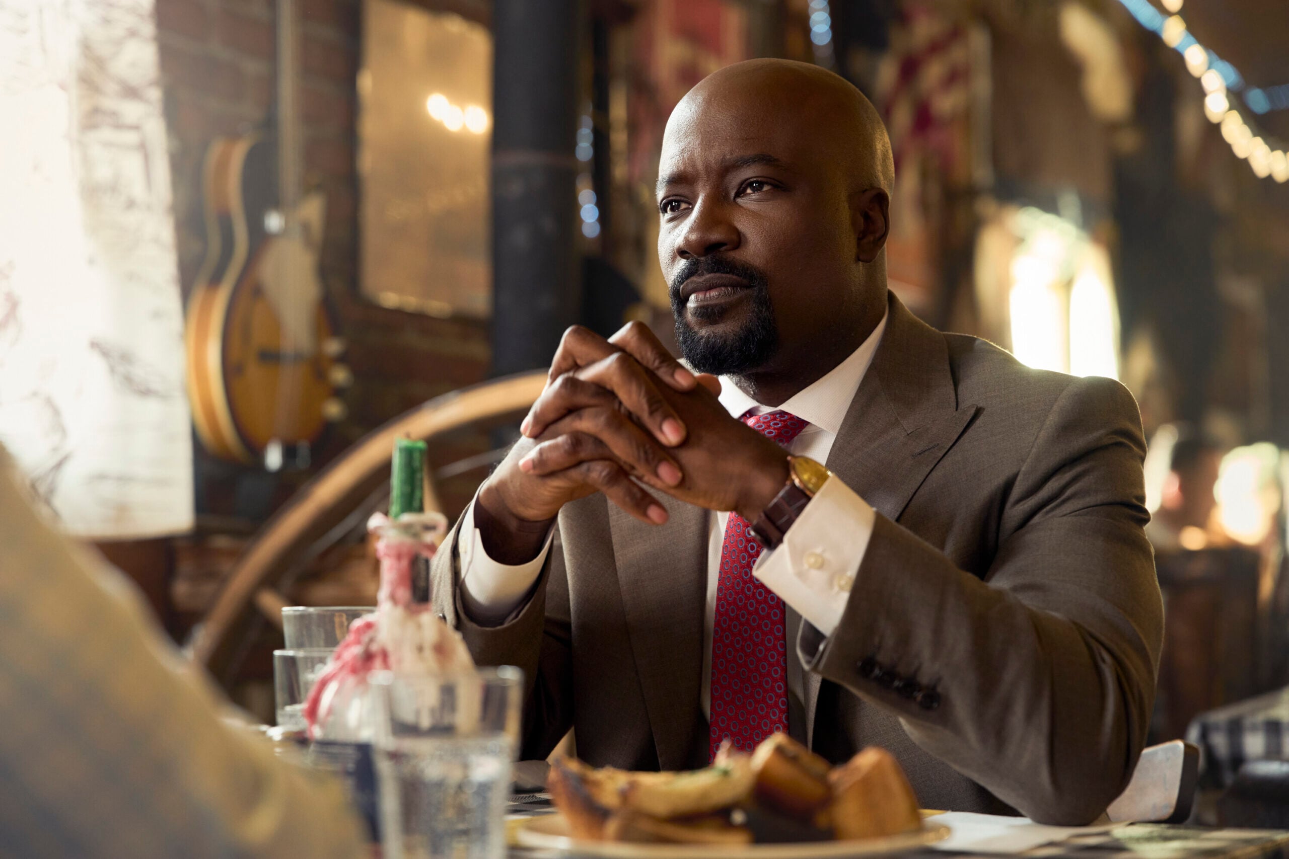 Cupertino Season 1 Episode 2 - Mike Colter as Michael Price | Tell-Tale TV Still from Cupertino Season 1 Episode 2 of Mike Colter as Michael Price. Cupertino Season 1 Episode 2 Preview: Busy Philipps Enters the Scene Still from Cupertino Season 1 Episode 2 of Mike Colter as Michael Price.