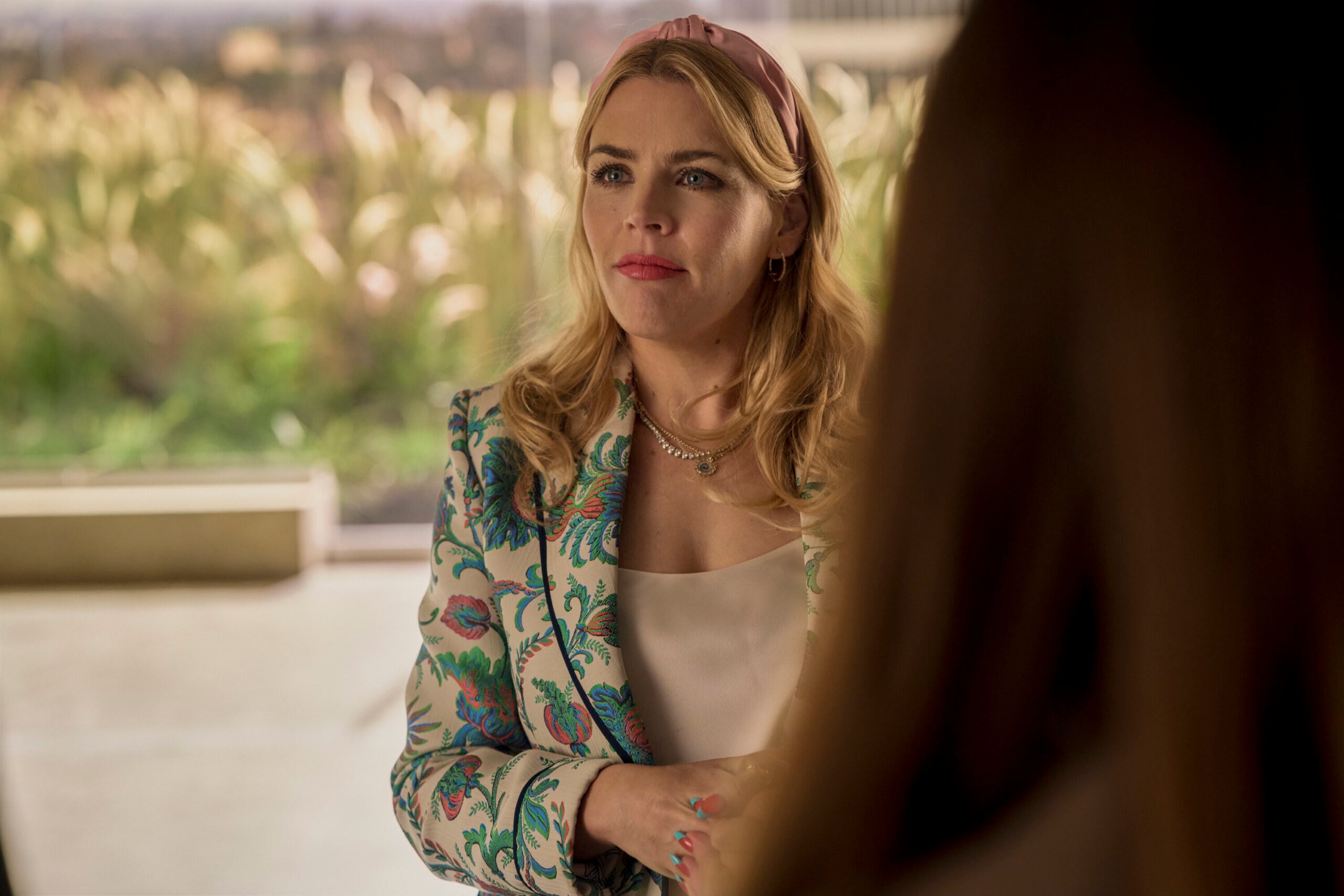 Cupertino Season 1 Episode 2 - Busy Philipps | Tell-Tale TV Still from Cupertino Season 1 Episode 2 of Busy Philipps as Natalia Boutella. Cupertino Season 1 Episode 2 Preview: Busy Philipps Enters the Scene Still from Cupertino Season 1 Episode 2 of Busy Philipps as Natalia Boutella.