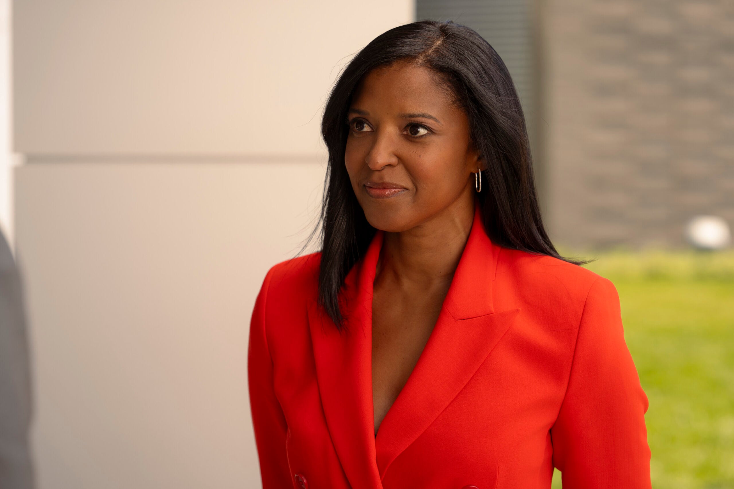 Still from Cupertino Season 1 Episode 3 of Reneé Elise Goldsberry as Nichole Ferebee pictured from left to right. Cupertino Season 1 Episode 3 Preview: Trouble Making Exes Still from Cupertino Season 1 Episode 3 of Reneé Elise Goldsberry as Nichole Ferebee pictured from left to right.