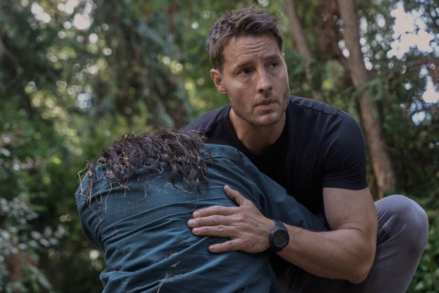 Iman Benson as Nicole and Justin Hartley as Colter Shaw on Tracker What to Expect from Tracker Season 4 Episode 4: Purification
