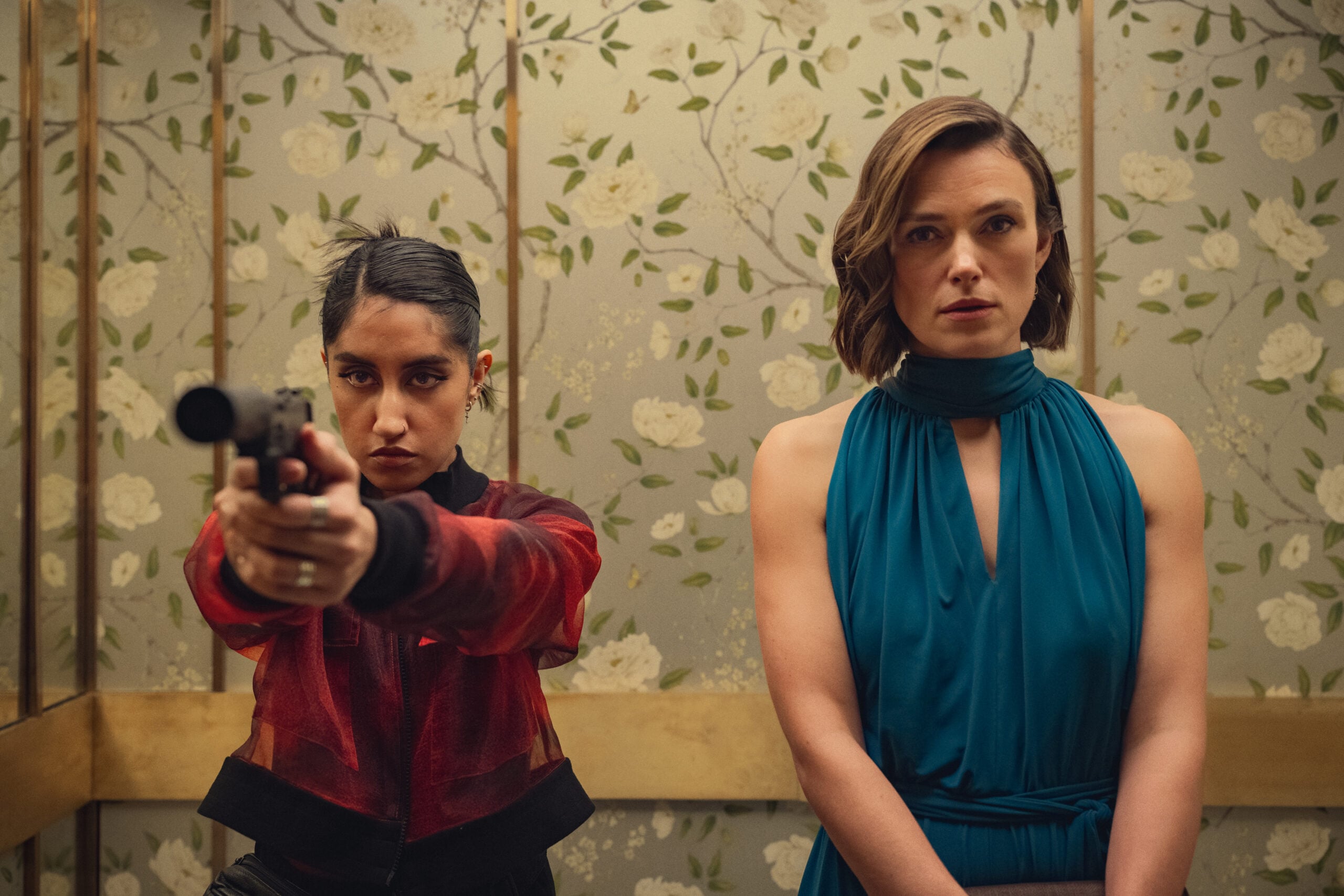 Black Doves Season 2 - mbika Mod and Keira Knightley | Tell-Tale TV Still fro Black Doves Season 2 of Ambika Mod as Laila and Keira Knightley pictured from left to right. What to Watch on TV This Week: Black Doves, The Greatest, North of North, and More Still fro Black Doves Season 2 of Ambika Mod as Laila and Keira Knightley pictured from left to right.