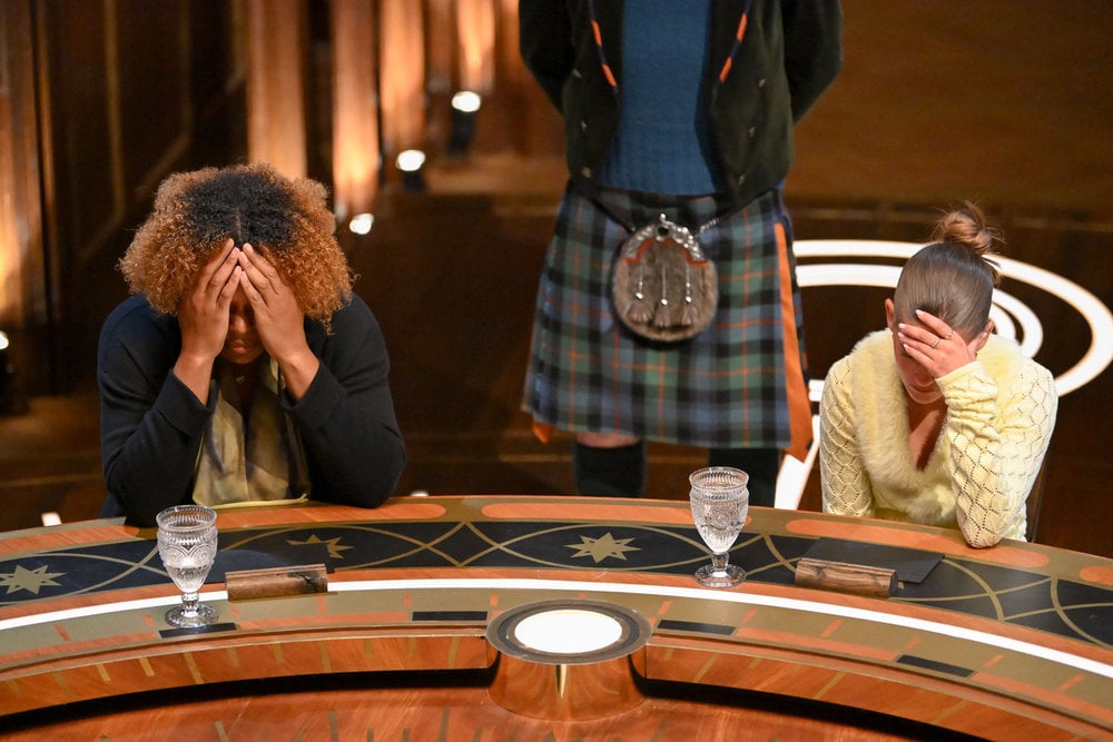 The Traitors: New Blood Season 5 Episode 7 | Tell-Tale TV The Traitors: New Blood Season 5 Episode 7 The Traitors: New Blood Season 1 Episode 7 Review: It’s Like Fighting Two Pigs Under a Blanket
