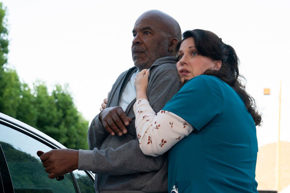 St. Denis Medical Season 3 Episode 1 - David Alan Grier and Allison Tolman | Tell-Tale TV Still from St. Denis Medical Season 3 Episode 1 of David Alan Grier and Allison Tolman pictured from left to right What to Watch on TV This Week: Black Doves, The Greatest, North of North, and More Still from St. Denis Medical Season 3 Episode 1 of David Alan Grier and Allison Tolman pictured from left to right