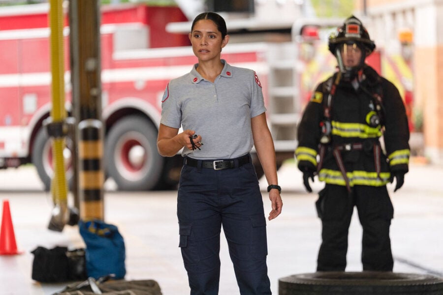 Miranda Rae Mayo as Stella Kidd on Chicago Fire Season 15 Episode 2 | Tell-Tale TV Miranda Rae Mayo as Stella Kidd on Chicago Fire Season 15 Episode 2 What to Expect from Chicago Fire Season 15 Episode 2: Rattle the Cage