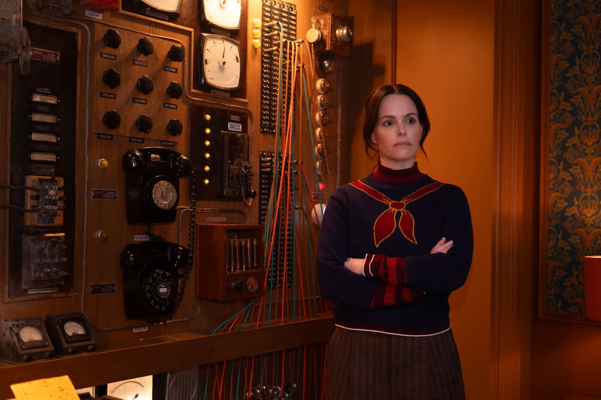 Emily Hampshire in Marvel Television's VISIONQUEST, exclusively on Disney+. Photo by Dennys Ilic. © 2026 Marvel. All Rights Reserved. | Tell-Tale TV Emily Hampshire in Marvel Television VisionQuest Season 1 Episodes 3 and 4 Review: Expanding Stakes and the Anxieties of Parenting's VISIONQUEST, exclusively on Disney+. Photo by Dennys Ilic. © 2026 Marvel. All Rights Reserved.