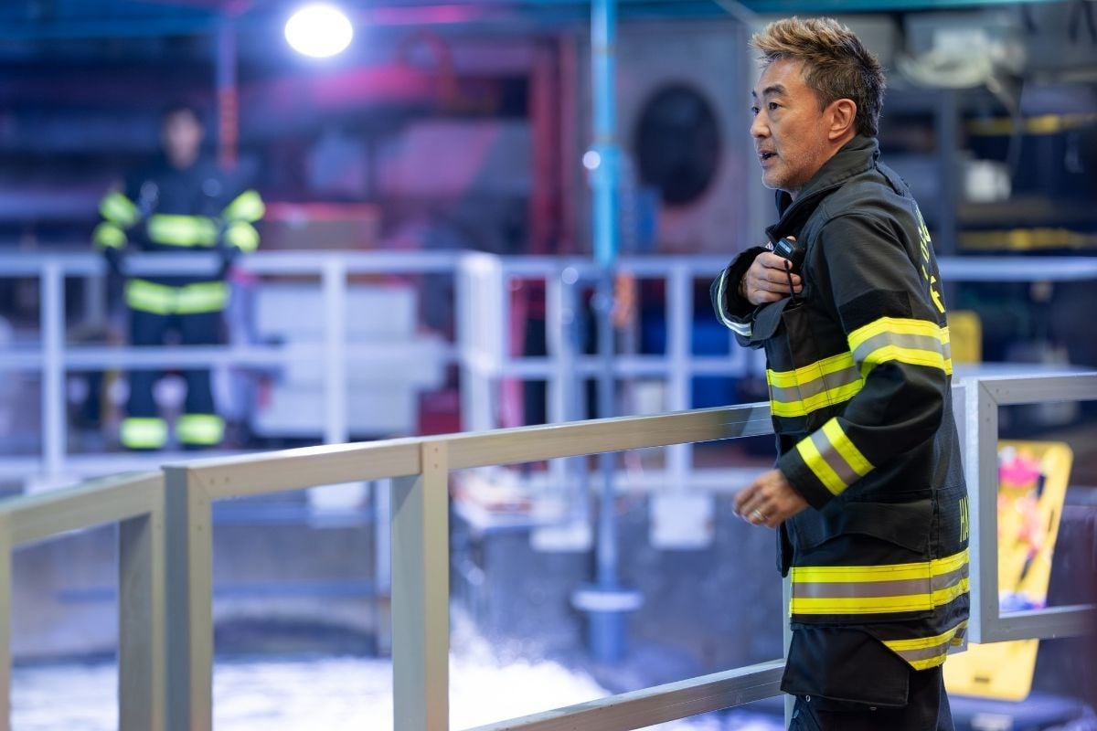 9-1-1 Season 10 Episode 1, "That Sinking Feeling" | Tell-Tale TV 9-1-1 Season 10 Episode 1, "That Sinking Feeling" -- KENNETH CHOI 9-1-1 Season 10 Episode 1 Preview: The 118 Braces for Impact Ahead of the Volcano 9-1-1 – “That Sinking Feeling” – The 118 faces an earth-shattering emergency that shakes the city of Los Angeles to its core. Still finding her footing as a detective, Athena leans on instinct to crack a mysterious new case, while May finds her own confidence in a new job. THURSDAY, OCT. 15 (8:00-9:00 p.m. EDT) on ABC. (Disney/Christopher Willard) KENNETH CHOI