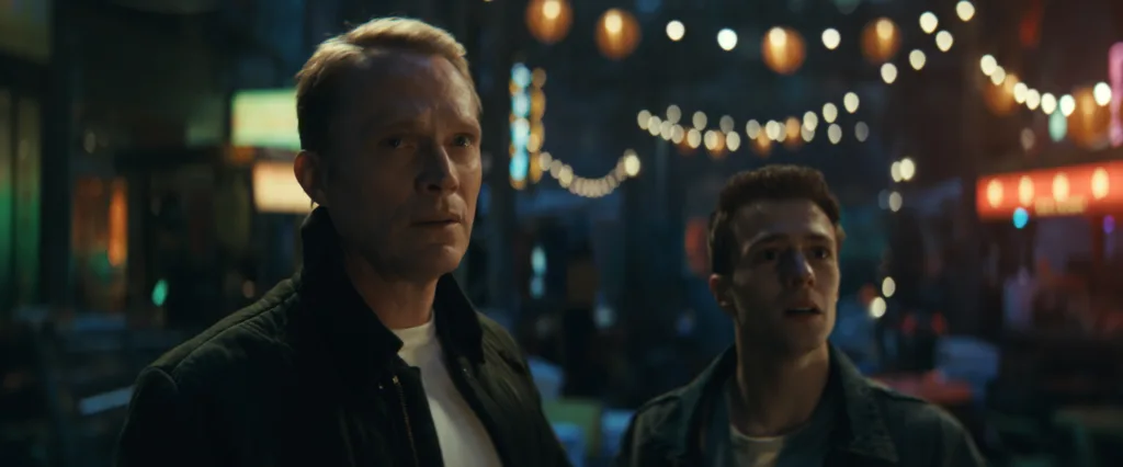 VisionQuest_TF_7-1024x426 | Tell-Tale TV L-R: Paul Bettany and Ruaridh Mollica in Marvel Television VisionQuest Season 1 Episodes 5 and 6 Review: T’Nia Miller and Thrilling Action Take Center Stage's VISIONQUEST, exclusively on Disney+. Photo by Dennys Ilic. © 2026 Marvel. All Rights Reserved.