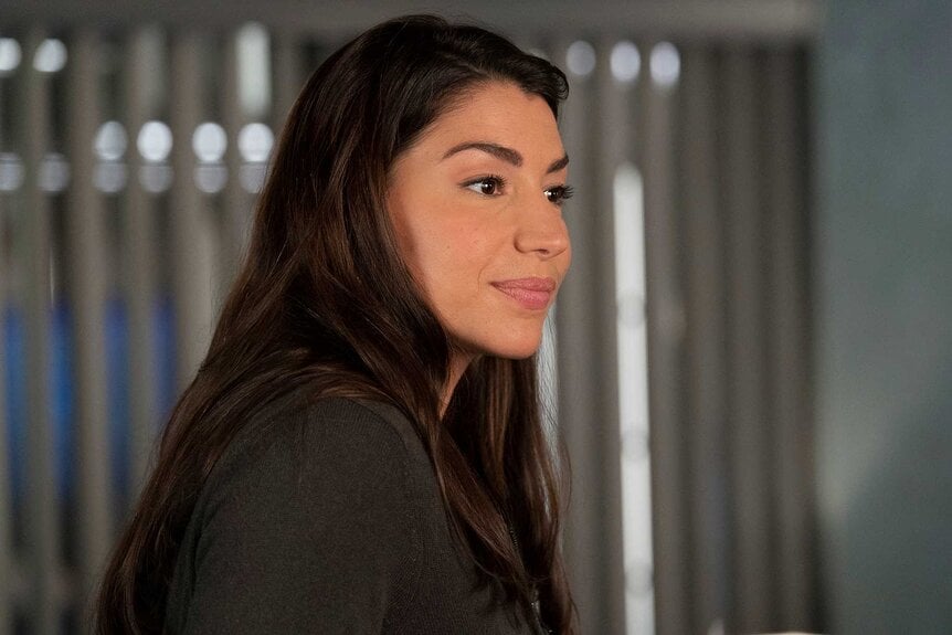 Officer Katriona Azar Tamin appears in a scene from Law & Order: Special Victims Unit, Season 23 Episode 3. Photo: Virginia Sherwood/NBC/NBCU Photo Bank | Tell-Tale TV Officer Katriona Azar Tamin appears in a scene from Law & Order: Special Victims Unit, Season 23 Episode 3. Photo: Virginia Sherwood/NBC/NBCU Photo Bank 10 Characters That Should Return for Law & Order: Special Victims Unit’s 600th Episode Officer Katriona Azar Tamin appears in a scene from Law & Order: Special Victims Unit, Season 23 Episode 3. Photo: Virginia Sherwood/NBC/NBCU Photo Bank