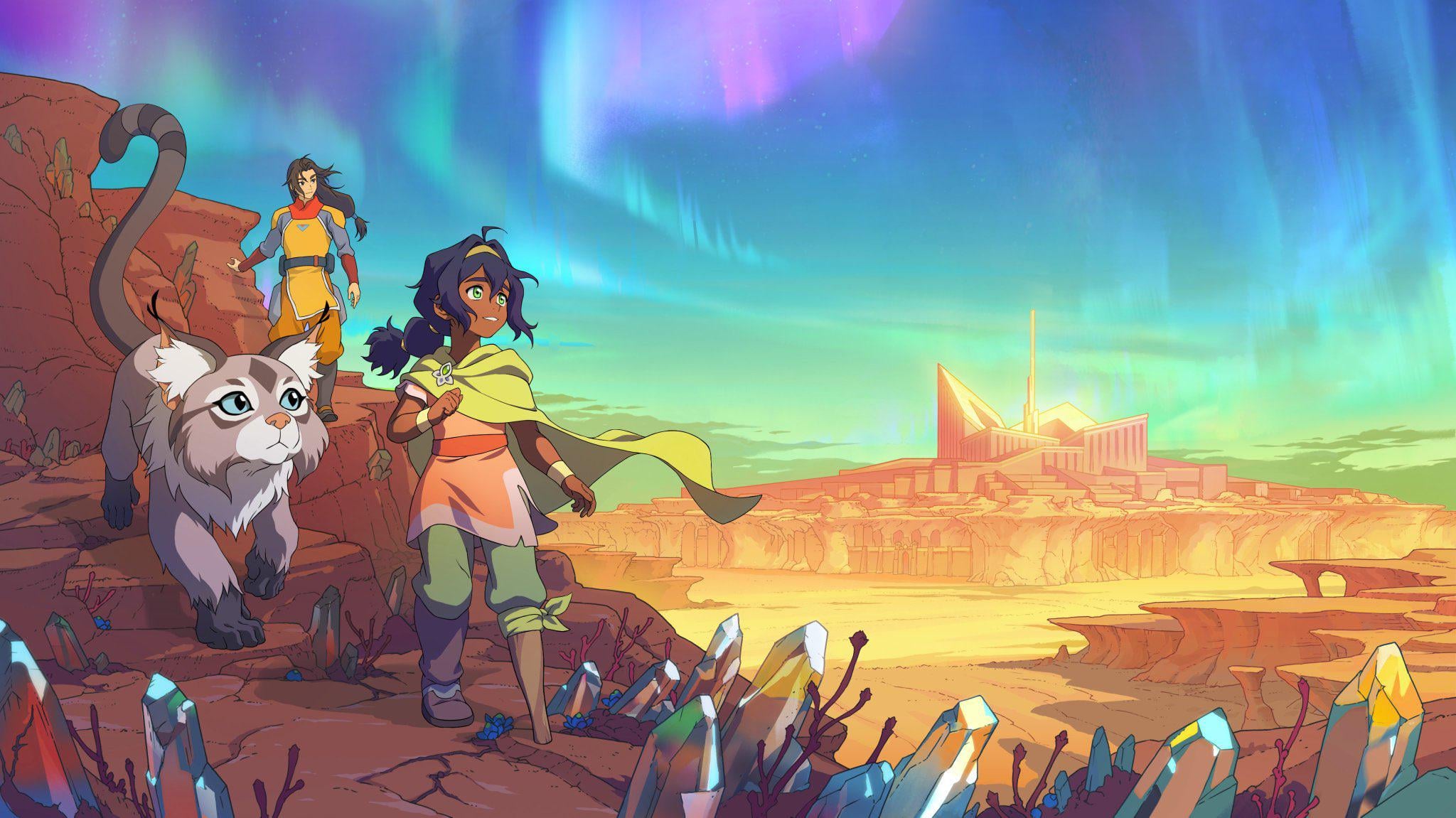 (L to R): Dee Bradley Baker as Geet/Ruhi, Major Curda as Jae, and Saheli Khan as Pavi in Avatar: Seven Havens, season 1, streaming on Paramount+, 2026. Photo credit: Paramount+ | Tell-Tale TV (L to R): Dee Bradley Baker as Geet/Ruhi, Major Curda as Jae, and Saheli Khan as Pavi in Avatar: Seven Havens, season 1, streaming on Paramount+, 2026. Photo credit: Paramount+ Avatar: Seven Havens Review: A Compelling Story Despite Mediocre Animation (Season 1 Episodes 1-3) (L to R): Dee Bradley Baker as Geet/Ruhi, Major Curda as Jae, and Saheli Khan as Pavi in Avatar: Seven Havens, season 1, streaming on Paramount+, 2026. Photo credit: Paramount+